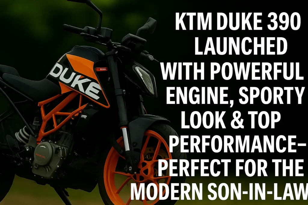 KTM Duke 390 Launched with Powerful Engine