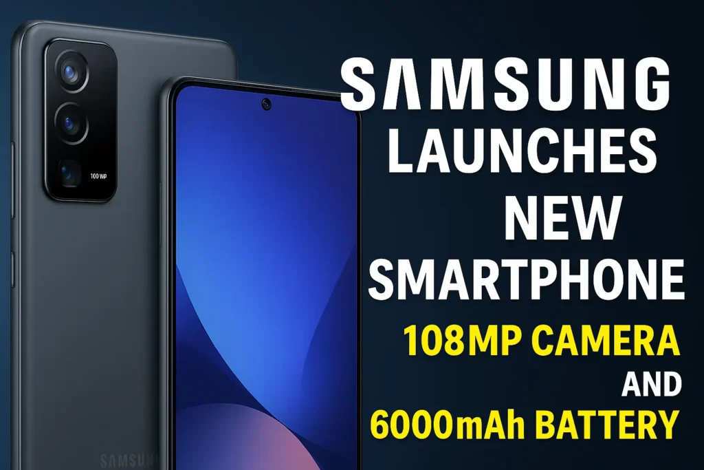 Samsung Launches New Smartphone with 108MP