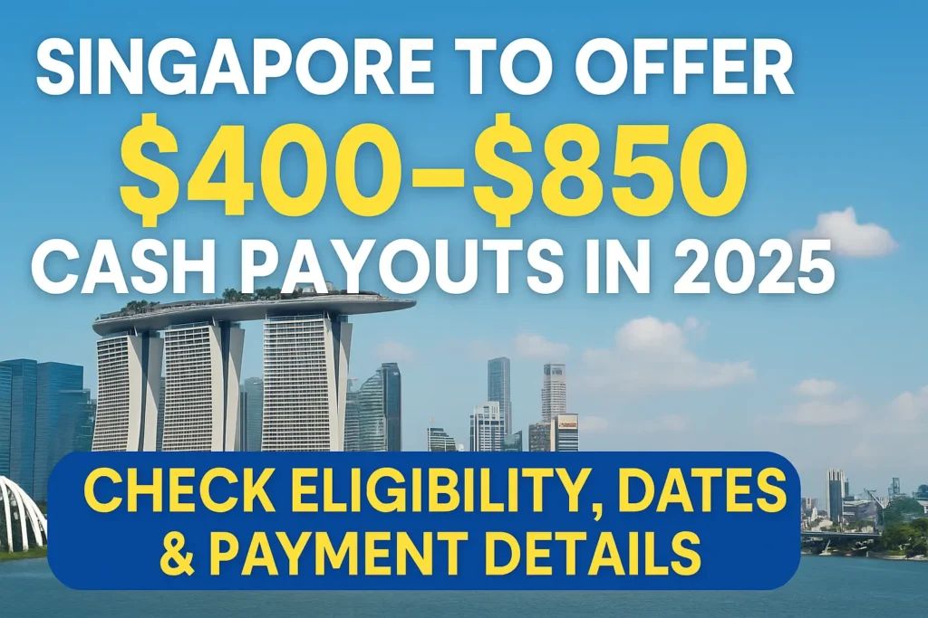 Singapore to Offer $400–$850 Cash Payouts